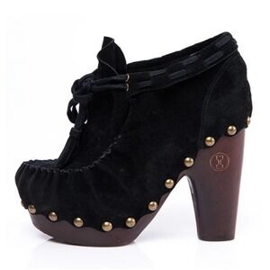 Flogg Demi Suede Ankle Boots in Black‎ sz 8